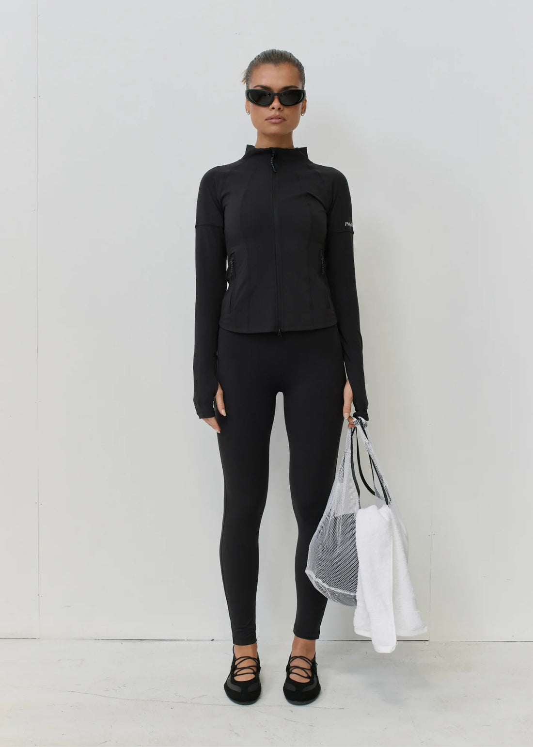 Pinky & Kamal Racer Zip Jacket - Black