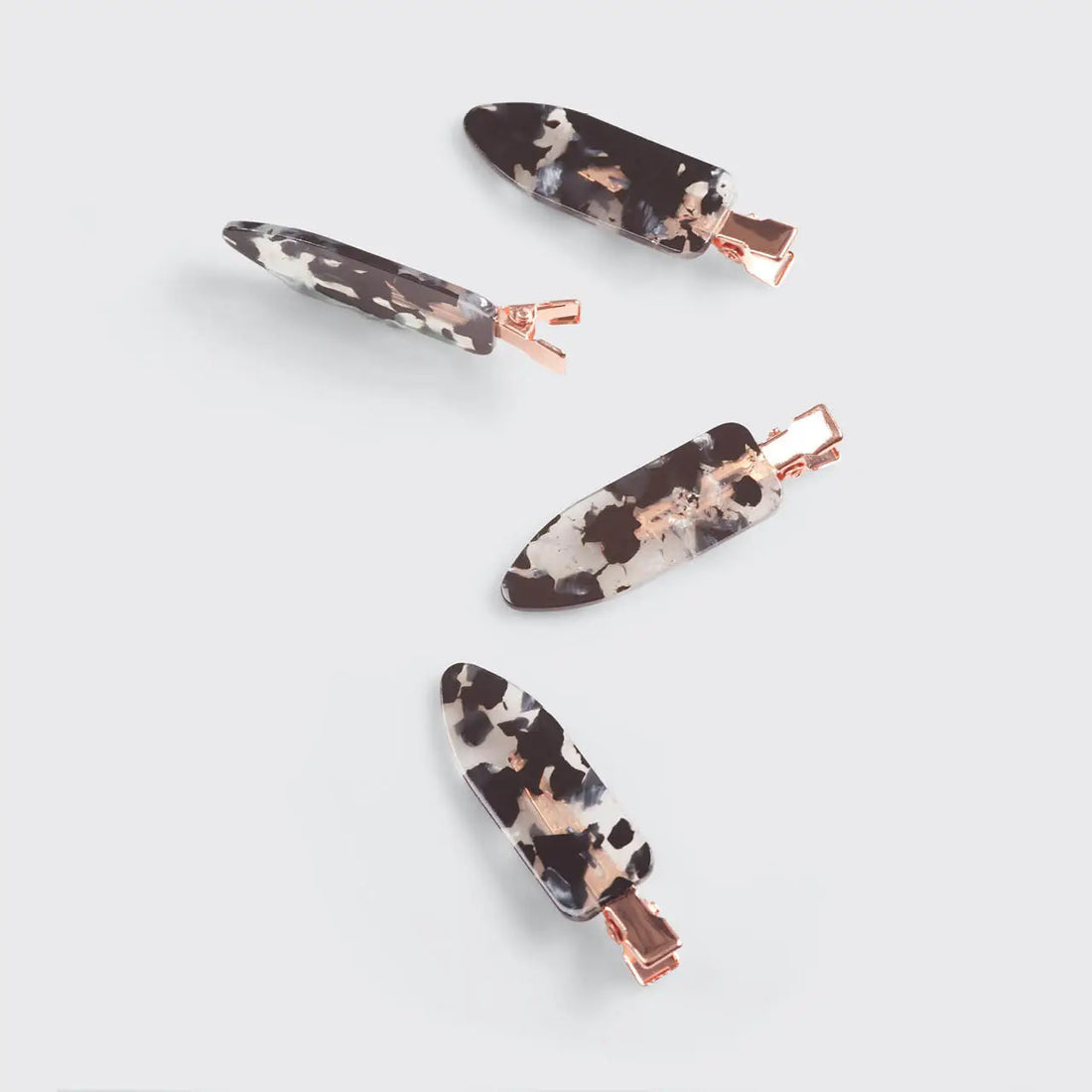 Kitsch Eco-Friendly Creaseless Clips 4pc Set - Black