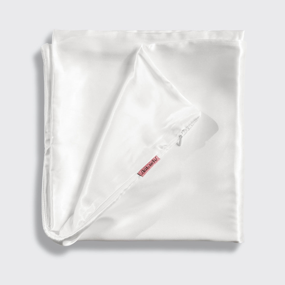 Kitsch Satin Pillowcase King - Ivory