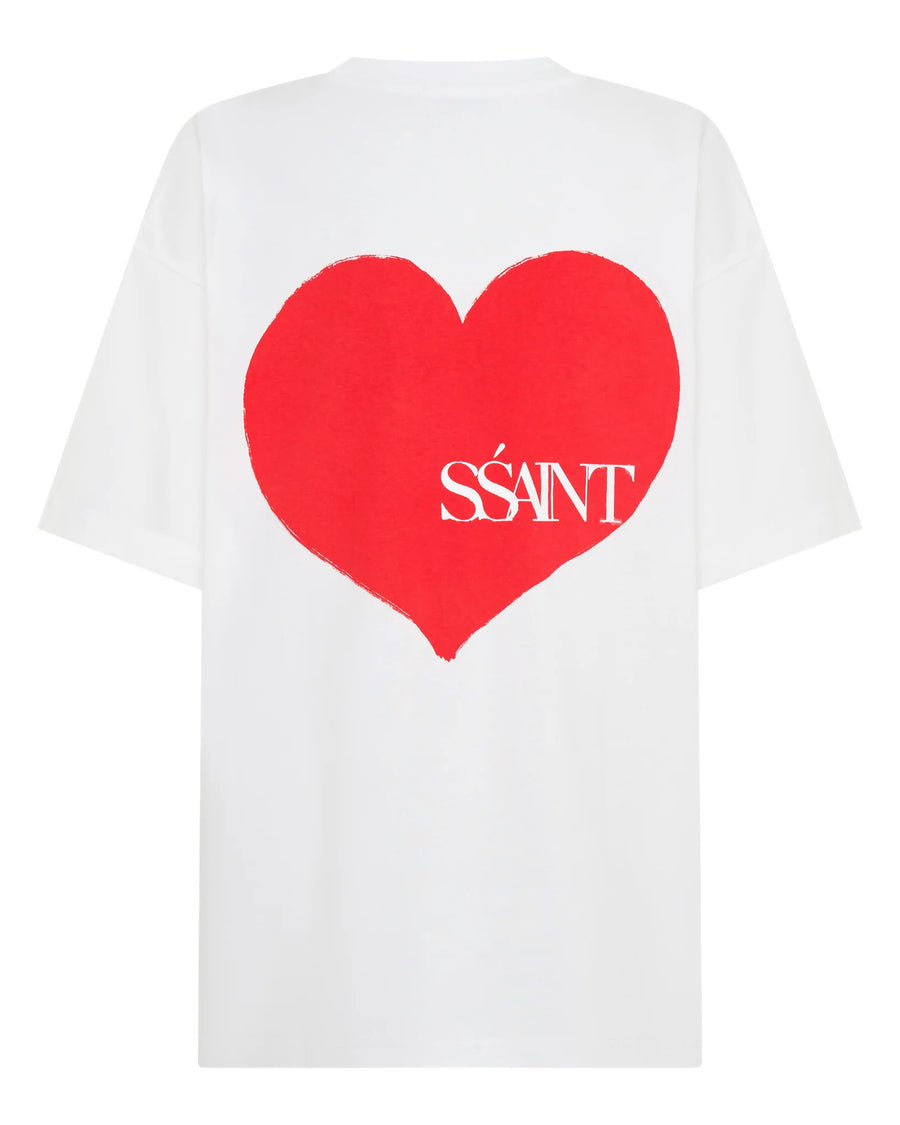 SŚAINT Heart Tee - Red Heart