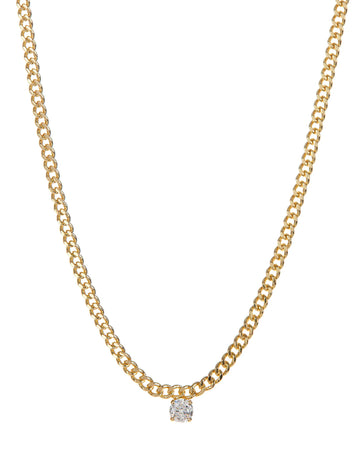 Luv AJ Bardot Stud Charm Necklace - Gold