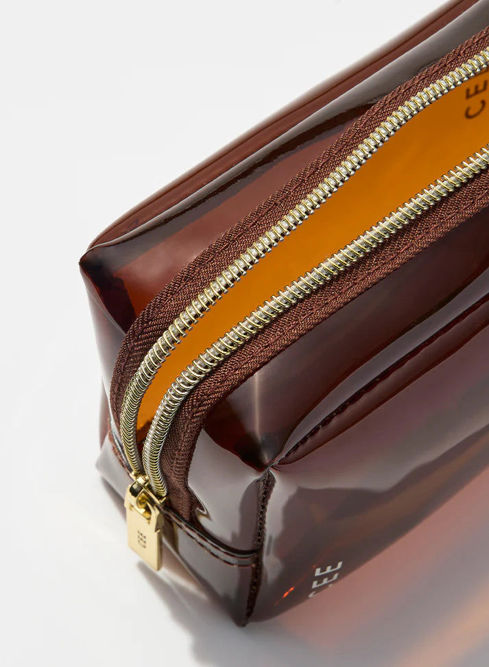 Cee Clear Mini Cosmetic Case - Amber