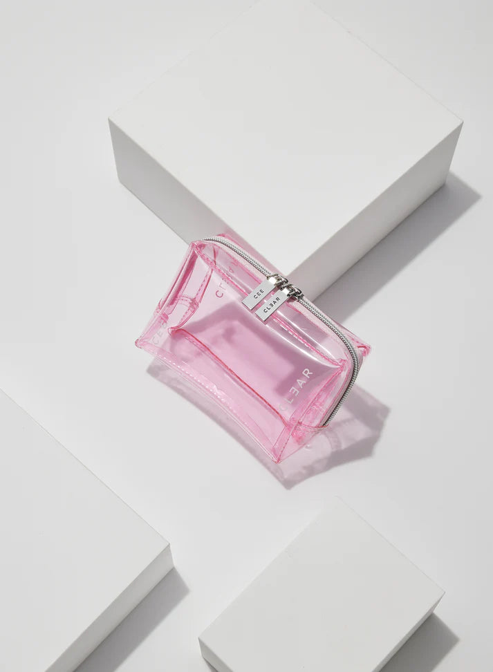 Cee Clear Mini Cosmetic Case - Blush