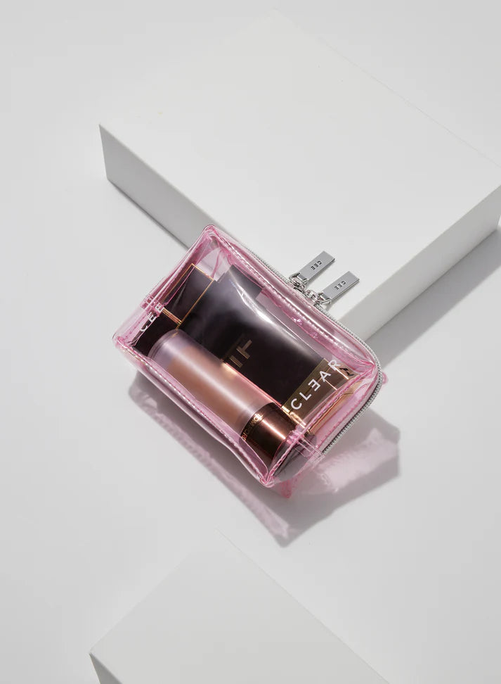 Cee Clear Mini Cosmetic Case - Blush