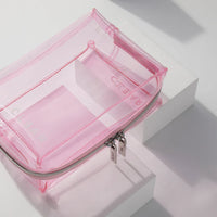 Cee Clear Small Cosmetic Case - Blush