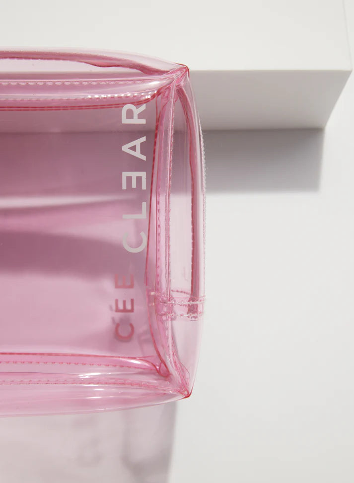Cee Clear Small Cosmetic Case - Blush
