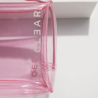 Cee Clear Small Cosmetic Case - Blush