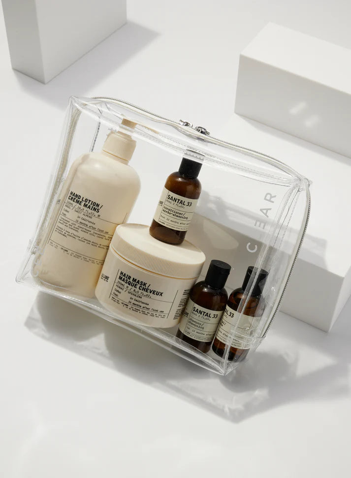 Cee Clear Large Cosmetic Case - Clear
