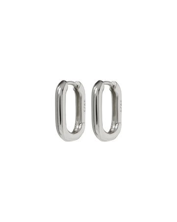 Luv AJ The Chain Link Huggies - Silver