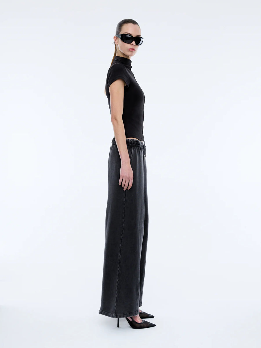 Ena Pelly Andie Track Pant - Washed Shadow Grey