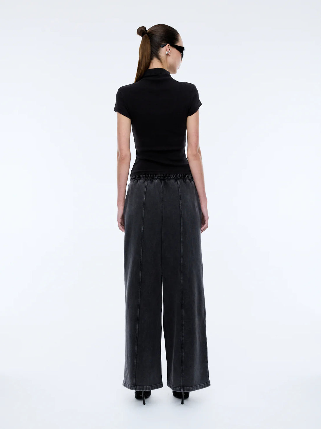 Ena Pelly Andie Track Pant - Washed Shadow Grey