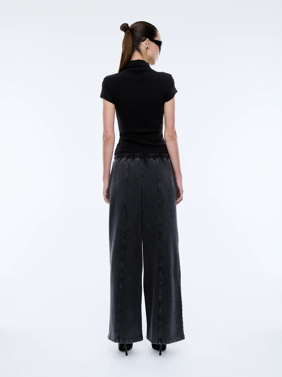 Ena Pelly Andie Track Pant - Washed Shadow Grey