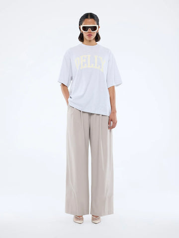 Ena Pelly Collegiate Tee - White Marle