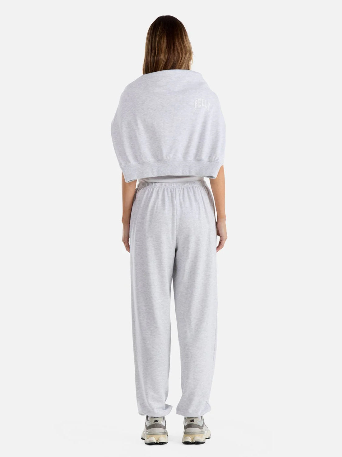 Ena Pelly Karla Track Pant - White Marle