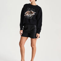 Ena Pelly Tigers Eye Sweatshirt - Washed Black