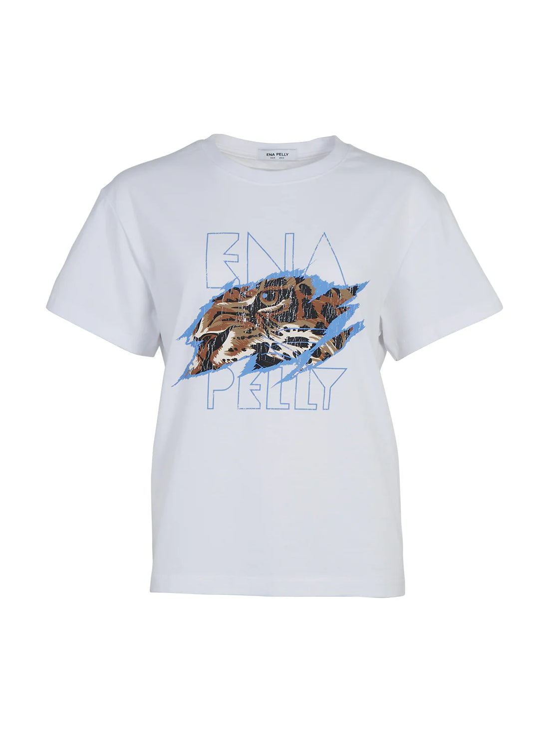 Ena Pelly Tigers Eye Tee - White