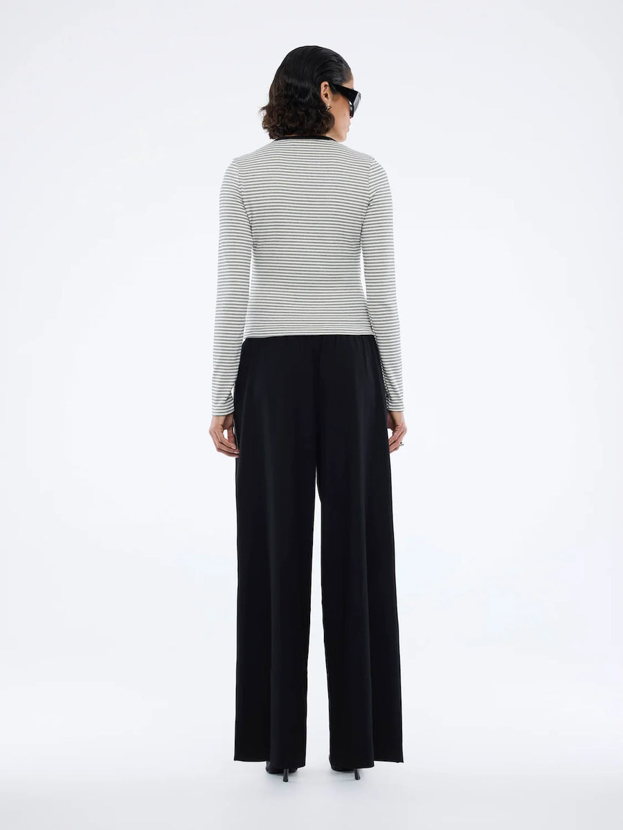 Ena Pelly Bowie Wide Leg Pant - Black