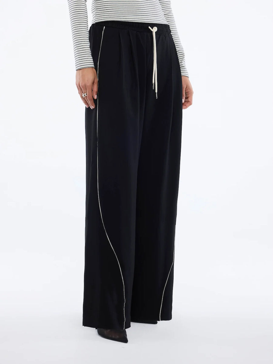 Ena Pelly Bowie Wide Leg Pant - Black