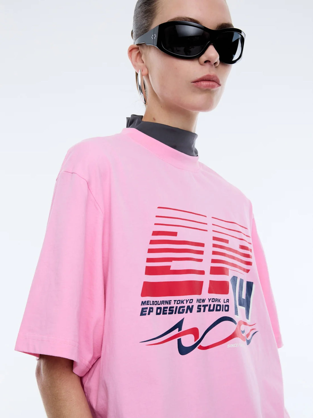Ena Pelly EP Drift Tee - Washed Pink