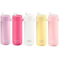 Frank Green Ceramic Reusable Bottle 20oz/595ml - Neon Pink