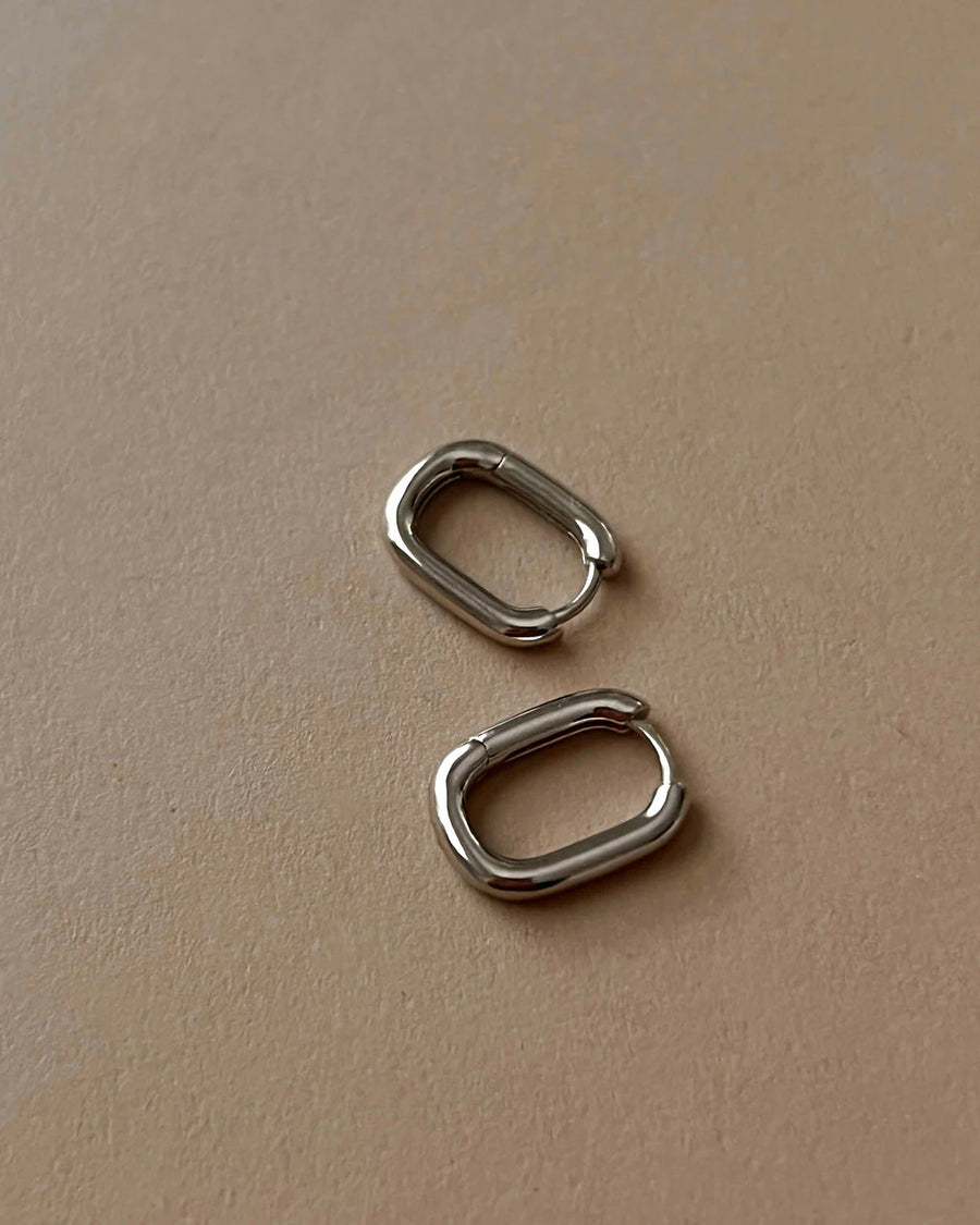 Luv AJ The Chain Link Huggies - Silver