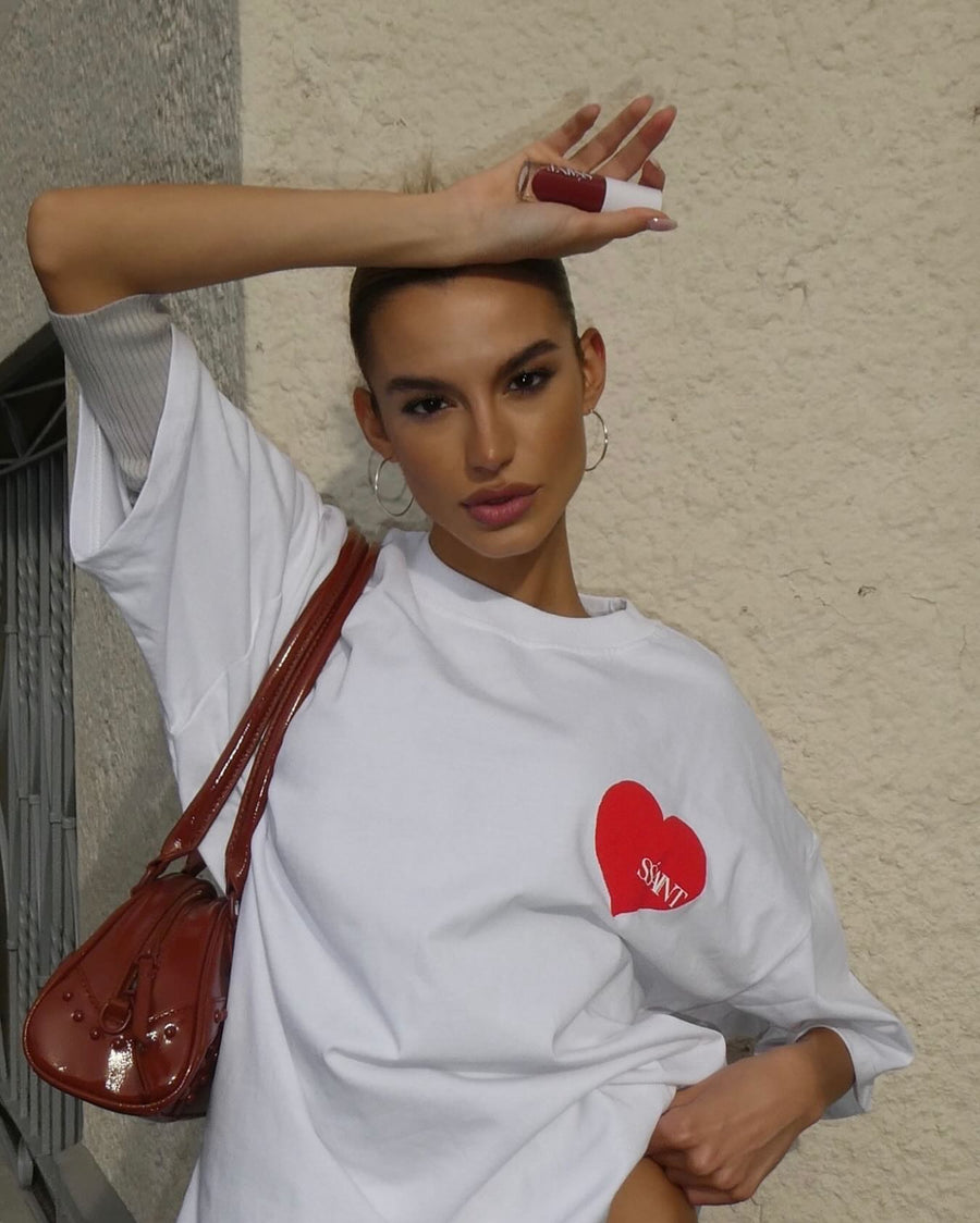 SŚAINT Heart Tee - Red Heart
