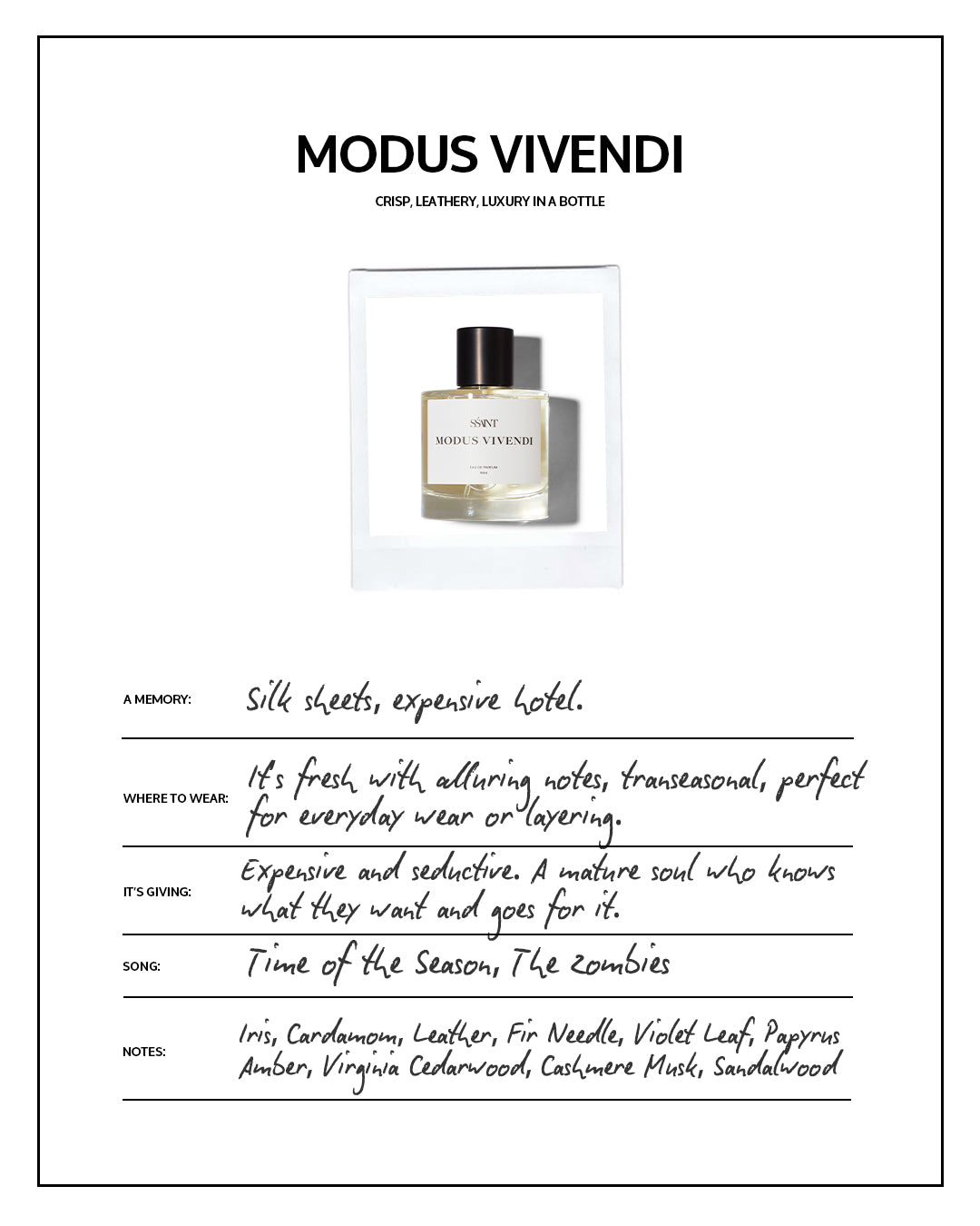 SŚAINT Modus Vivendi EDP - 50ml