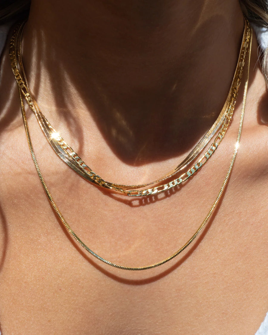 Luv AJ Cecilia Chain Necklace - Gold