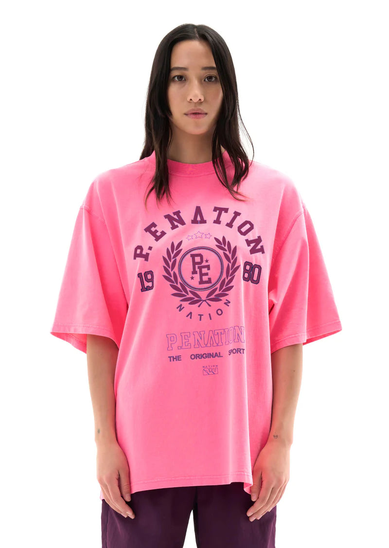 P.E Nation Overland Tee - Bright Pink