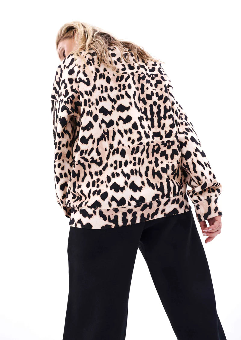P.E Nation Pursuit Sweat - Leopard Print