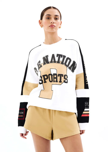 P.E Nation Sonora Sweat - Optic White