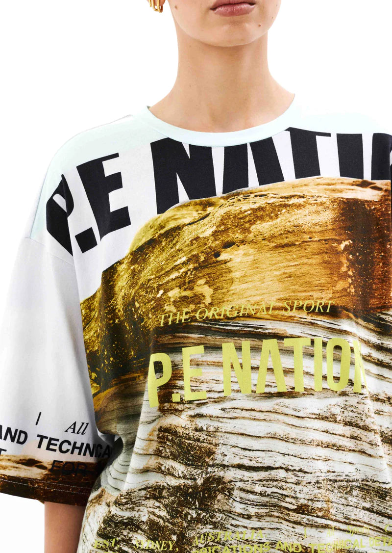 P.E Nation Bermuda Tee - Scene Print