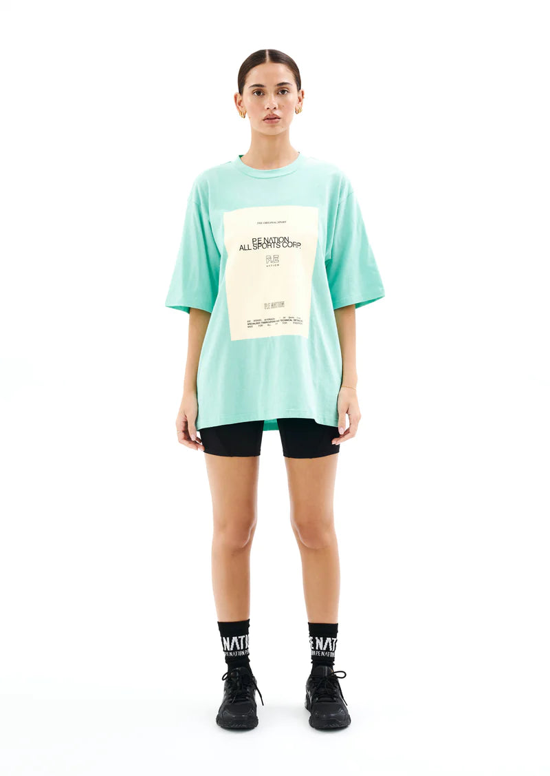 P.E Nation Full Out Tee - Aqua