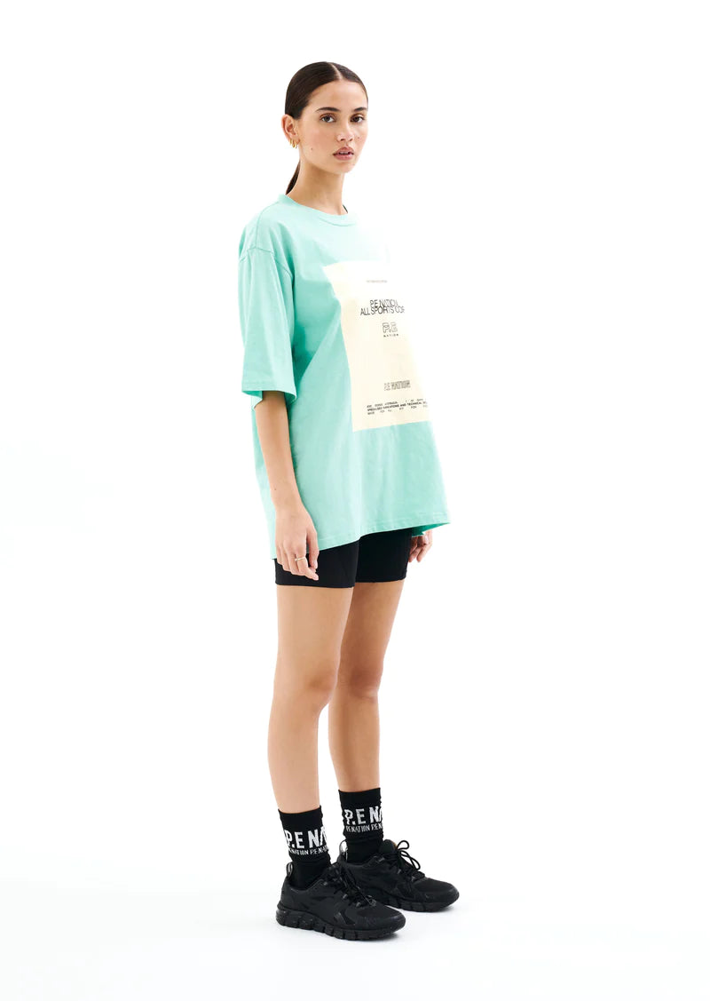 P.E Nation Full Out Tee - Aqua