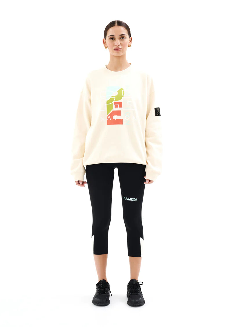 P.E Nation Heritage Sweat - Pearled Ivory