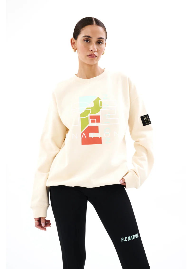 P.E Nation Heritage Sweat - Pearled Ivory