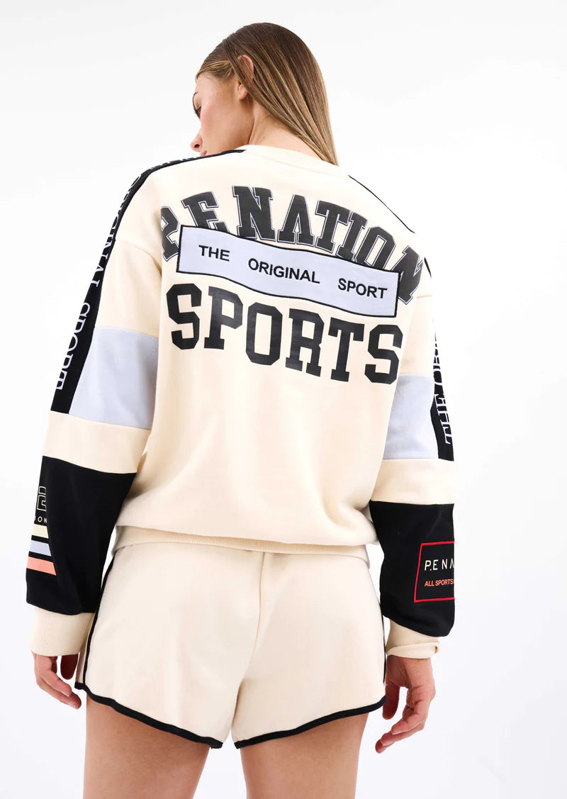 P.E Nation Sonora Sweat - Pearled Ivory