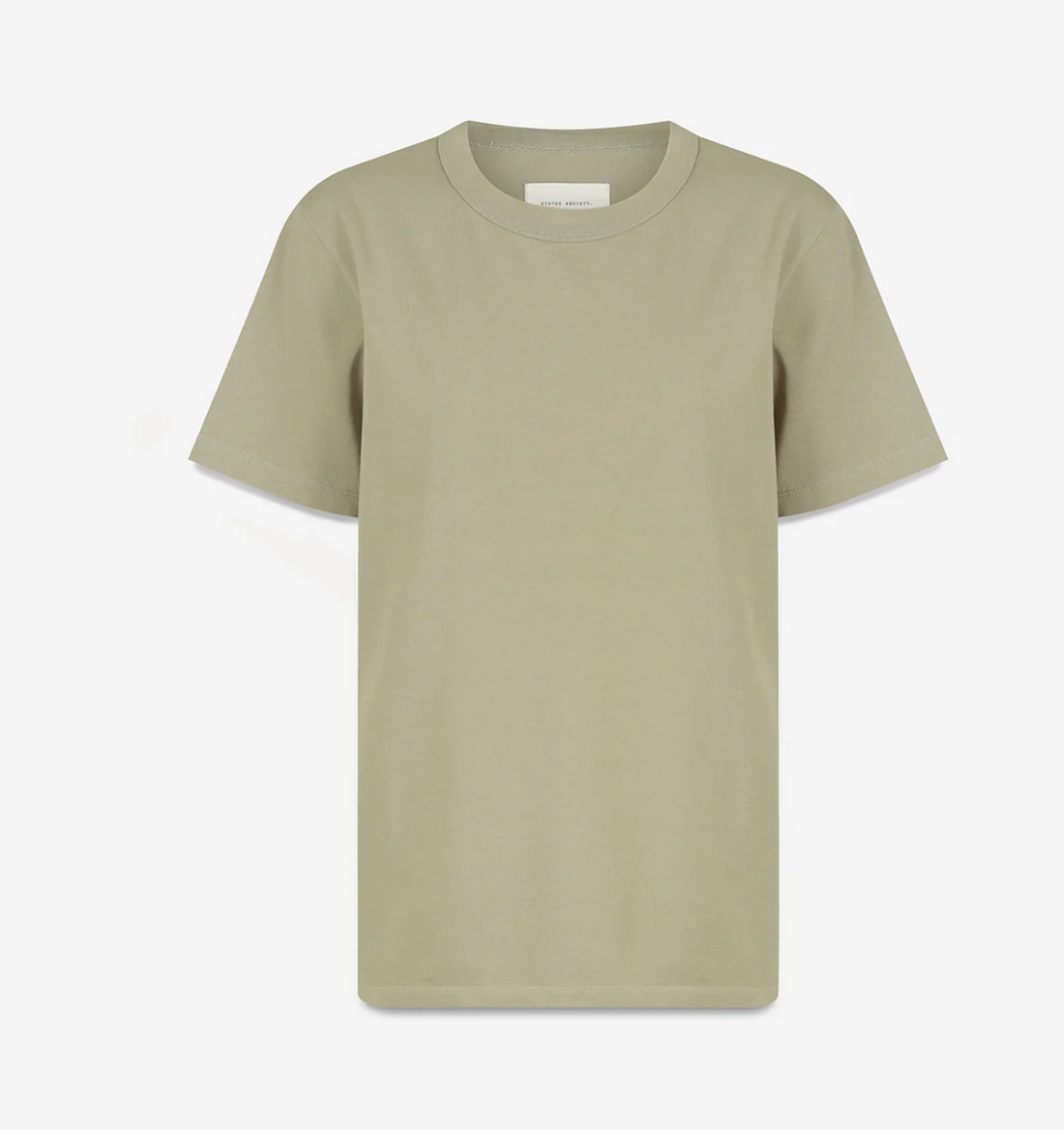 Status Anxiety Feels Right Women's Tee - Washed Sage