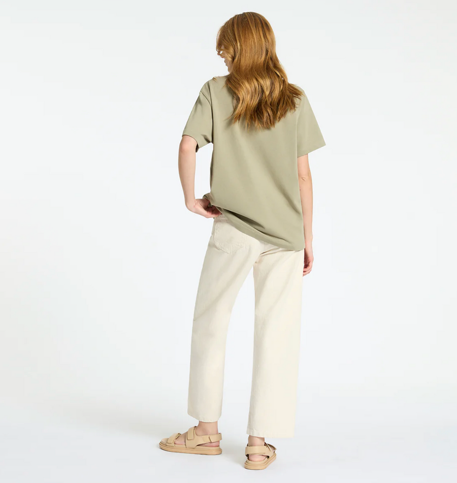 Status Anxiety Feels Right Women's Tee - Washed Sage