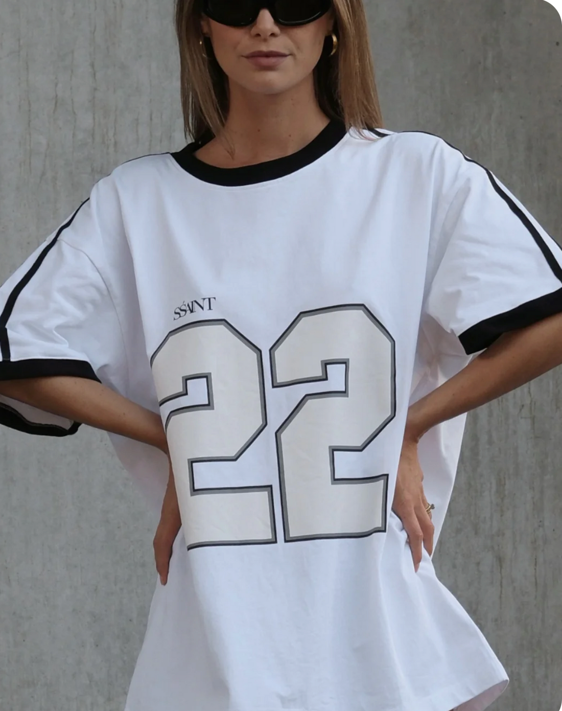 SŚAINT Twenty Two Tee - White
