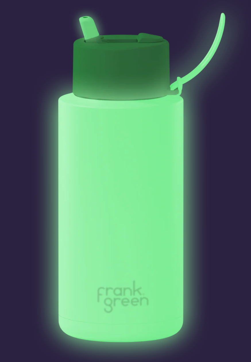 Frank Green Glow Ceramic Reusable Bottle 34oz/1000ml - Star Glow