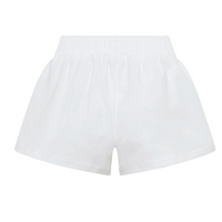 SŚAINT Reflective Logo Shorts - White