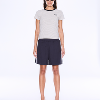 Ena Pelly Valentina Stripe Short - Charcoal