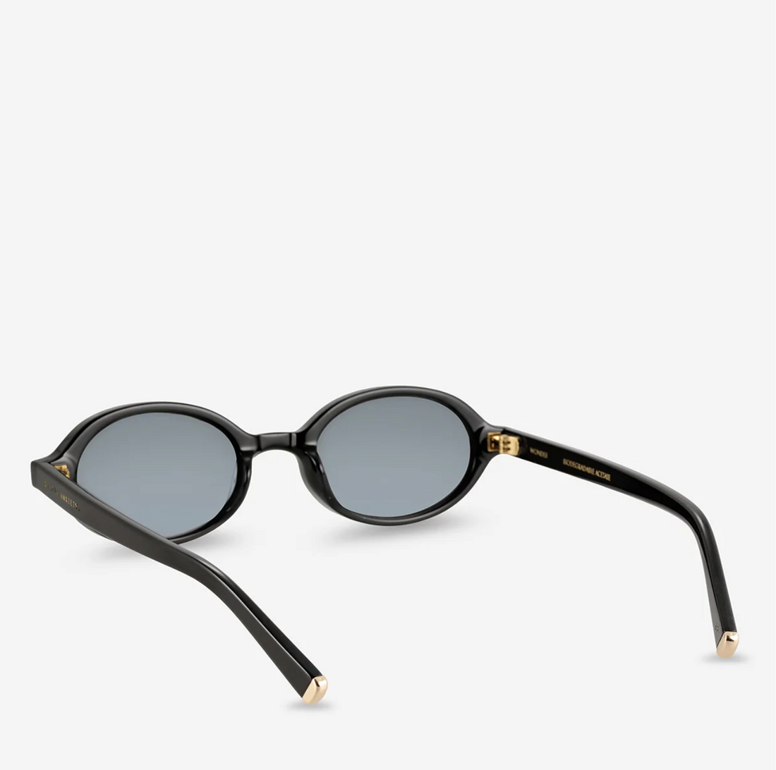 Status Anxiety Wonder Sunglasses - Black/Gold