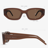 Status Anxiety Luna Sunglasses - Brown