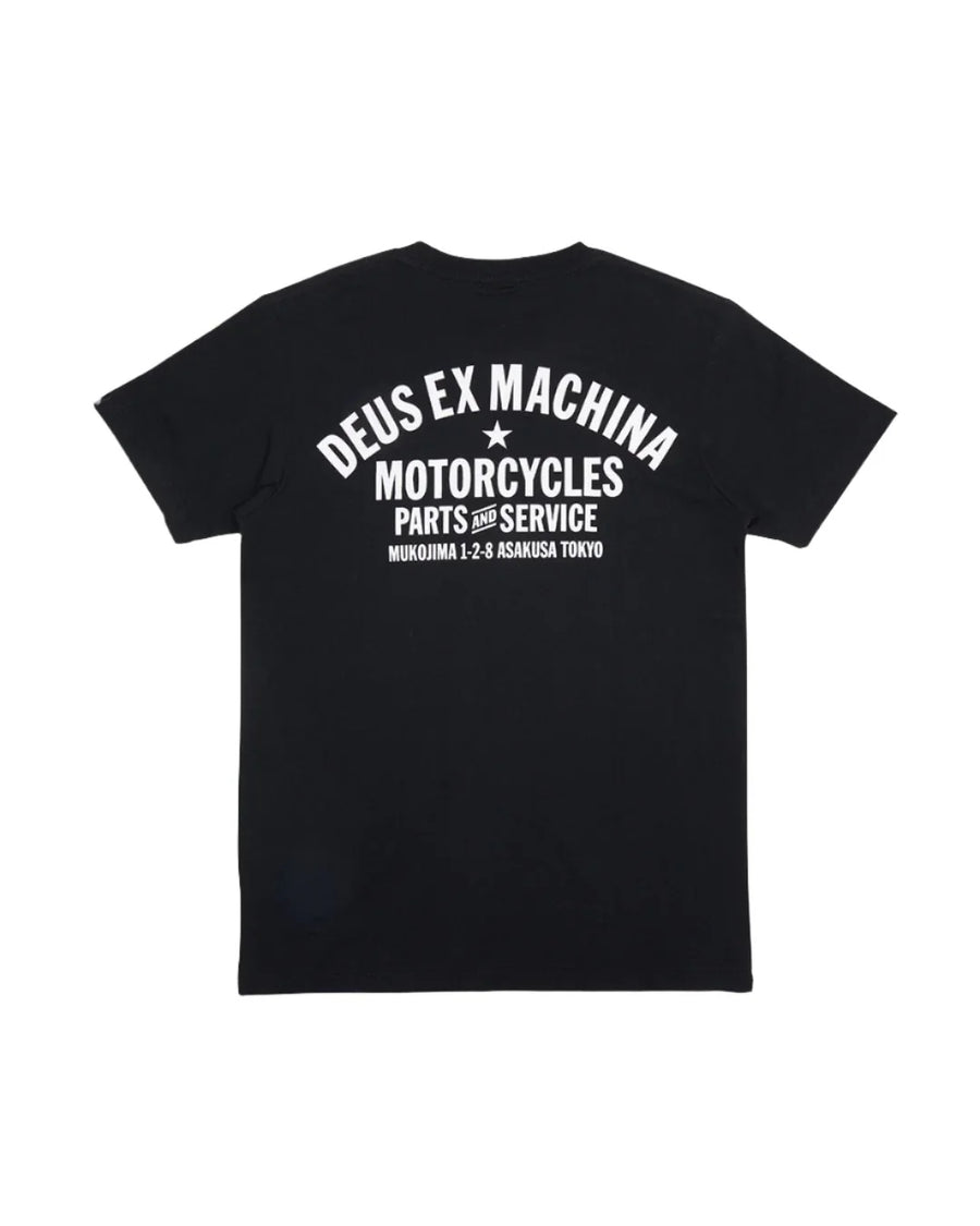 Deus Ex Machina Tokyo Address Tee - Black