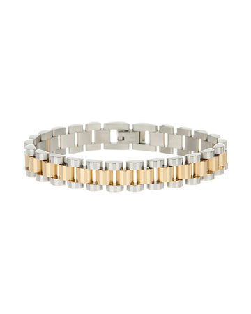 Luv AJ Timepiece Bracelet - Two Toned