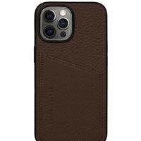 Status Anxiety Who's Who Leather Phone Case (iPhone) - Cocoa