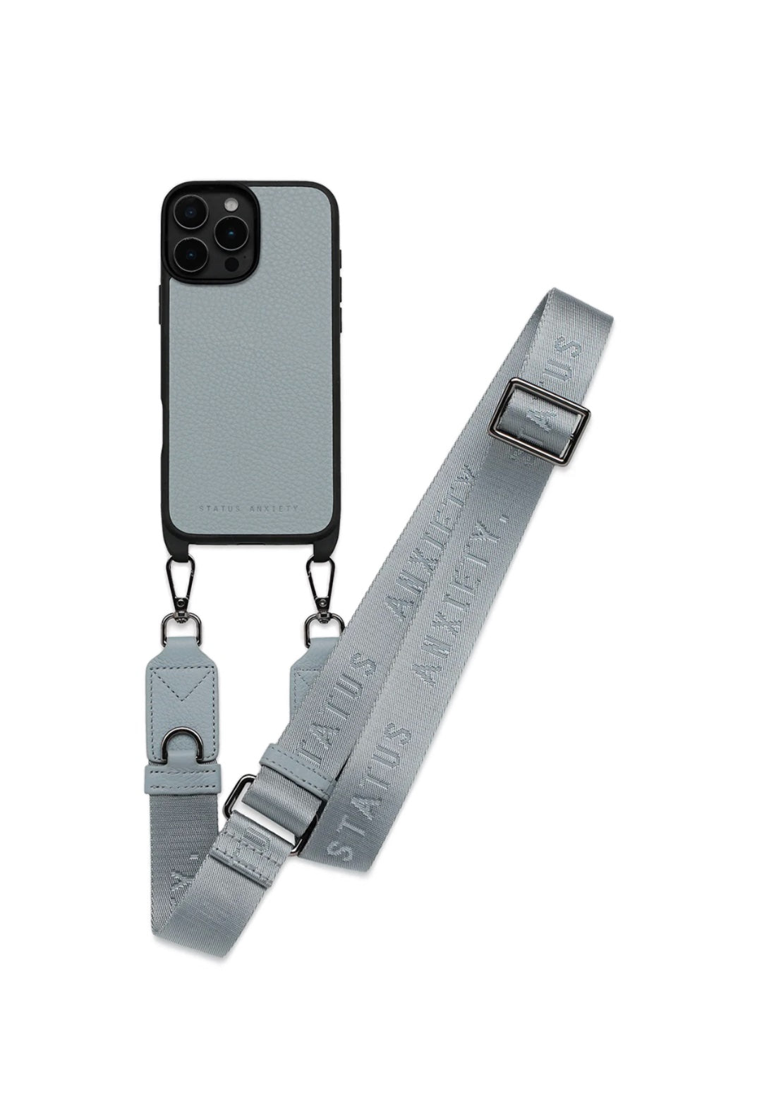 Status Anxiety Enough To Leave Phone Case - Powder Blue