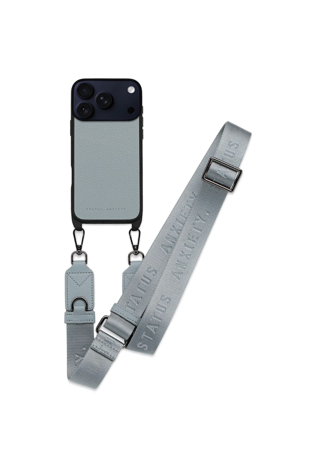 Status Anxiety Enough To Leave Phone Case - Powder Blue